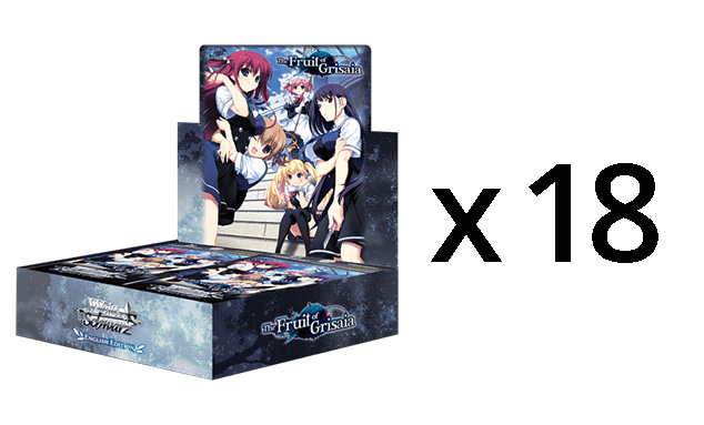 Weiss Schwarz The Fruit of Grisaia Booster Box CASE (18 Booster Boxes)